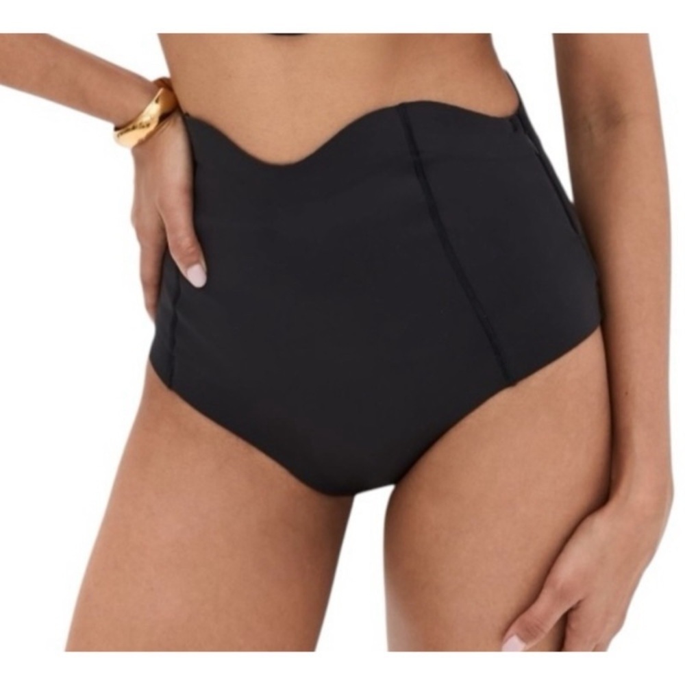 NEW STAUD Blake Bikini Bottoms in Black